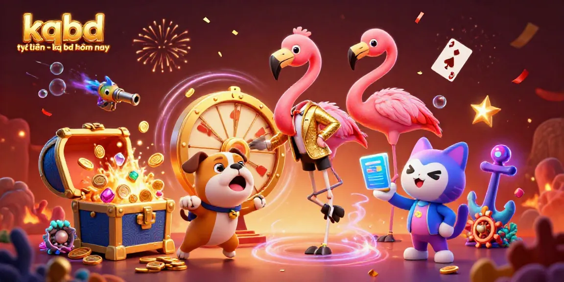Experience the vibrant kqbd trực tuyến - kq bd hôm nay with an entertaining game show atmosphere featuring fun characters and lively elements.