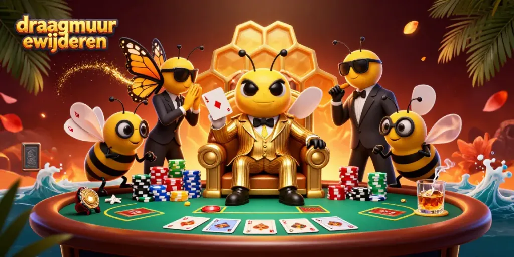Draagmuur verwijderen in een speelse casinocombinatie met een bijenmob baas en zijn bodyguards
