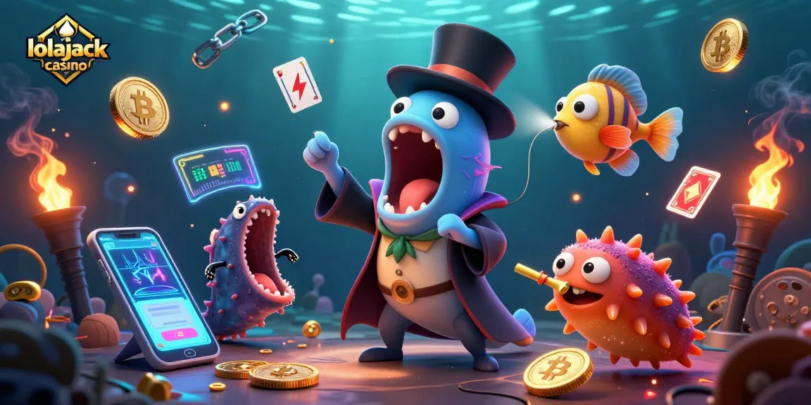Experience the thrill of lolajack casino with this vibrant underwater magic act.
